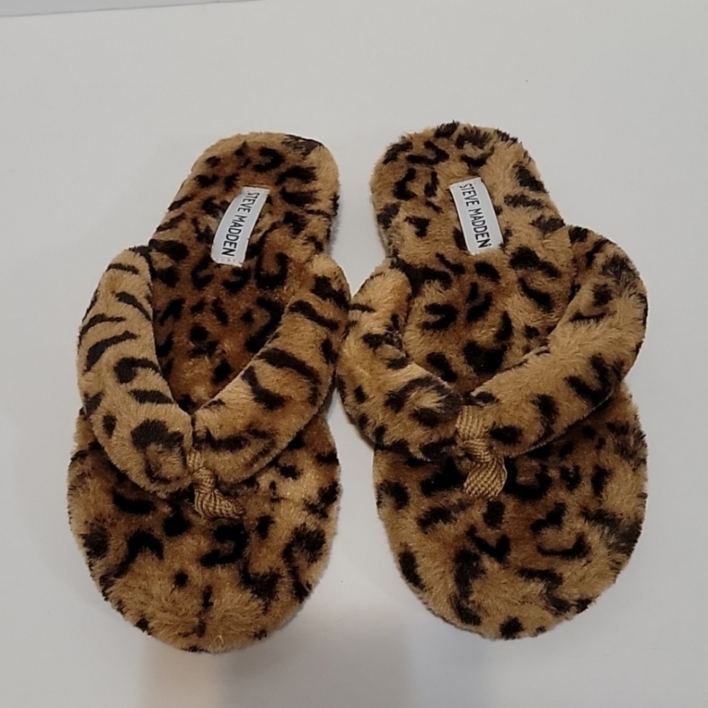Steve Madden Animal print slipper 3pc gift set